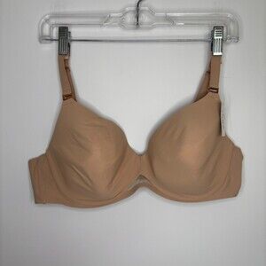 SOMA NEW Bodify Perfect Coverage Bra Womens 38D Nude Adjustable Strap